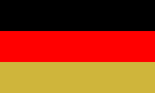 3-Länder Golf Challenge Flagge Deutschland