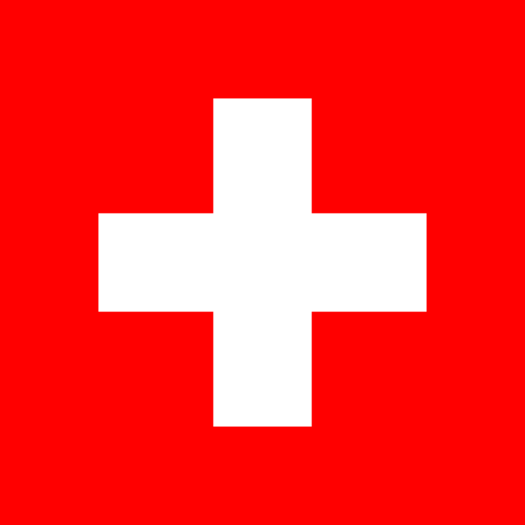 3-Länder Golf Challenge Flagge Schweiz