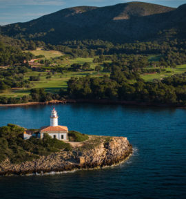 Golfplatz Alcanada Mallorca Leuchtturm Alcudia