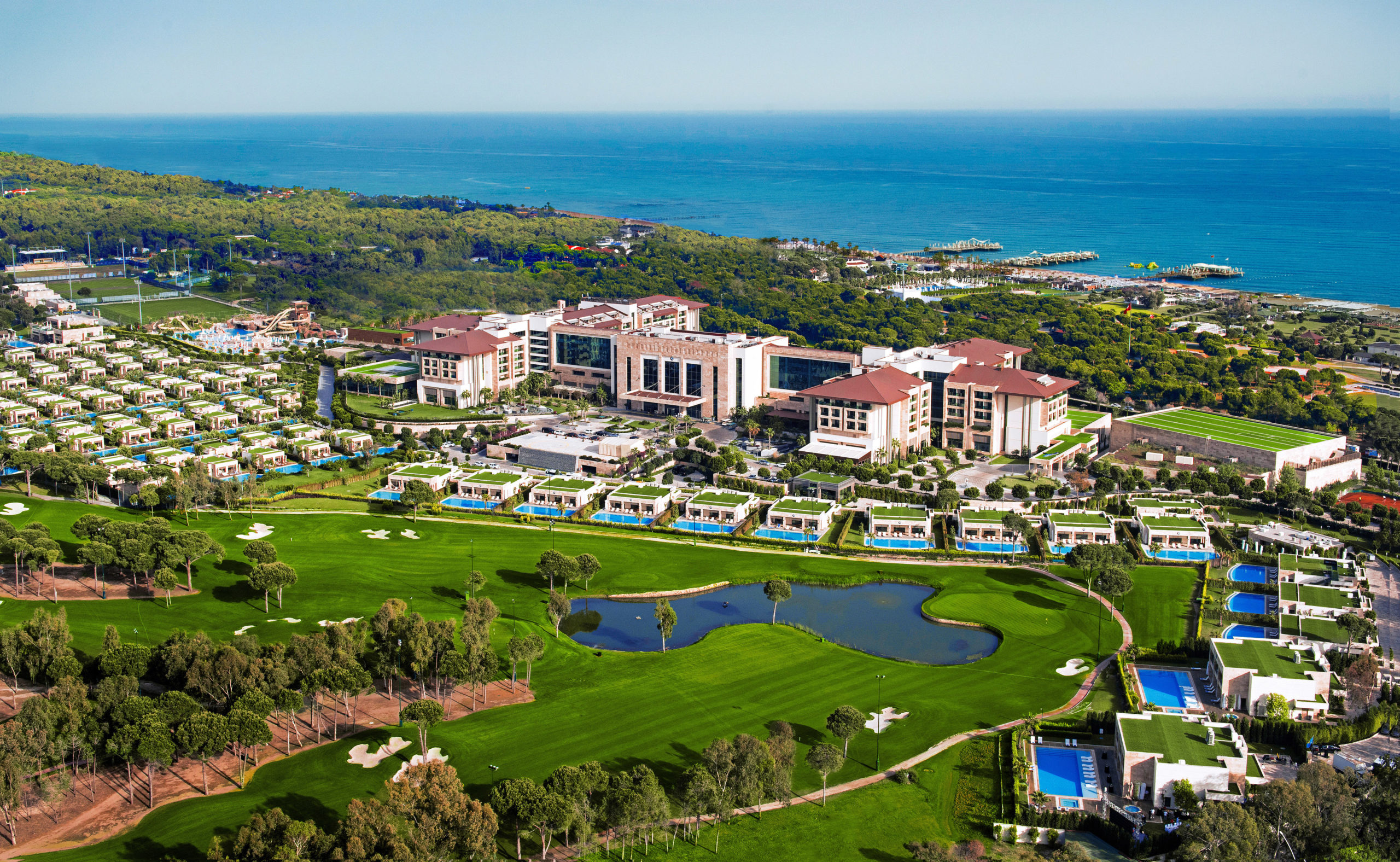 Regnum Carya Golf Resort Belek Übersicht Beach View